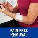 Nexcare Strong Hold Pain-Free Removal Tape, Silicone Adhesive, Secures Dressing and Lifts Away Cleanly - 1 In x 4 Yds, 1 Roll of Tape