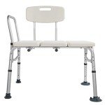 Height Adjustable Tub Transfer and Shower Bench