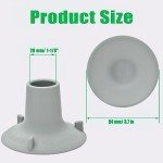 Shower Chair Replacement Feet – Non-Slip 4 Pack