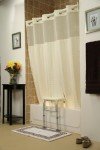 Whitaker Transfer Bench Shower Curtain - Beige