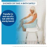 Carex Adjustable Shower Bench for Seniors & Disabled