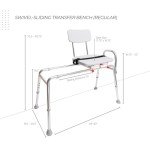 Eagle Health Swivel Sliding Bath Transfer Bench