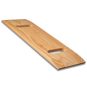 Heavy-Duty Wooden Transfer Board for Patient Assistance