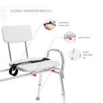 Adjustable Sliding Transfer Bench for Tub & Shower