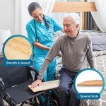 Heavy-Duty Wooden Transfer Board for Patient Mobility