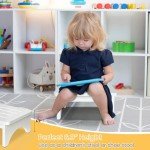 Non-Slip Wooden Step Stool for Adults and Kids