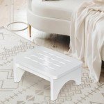 Non-Slip Wooden Step Stool for Adults and Kids