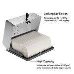 Bathroom Paper Towel Dispenser - Silver Finish