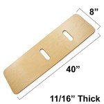 Bariatric Birch Wood Transfer Board with Hand Holes