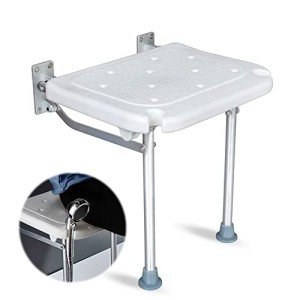 Folding Shower Seat - Wall-Mounted Bath Bench