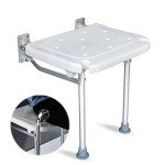 Folding Shower Seat - Wall-Mounted Bath Bench