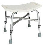 Heavy-Duty Medical Shower Chair with 6 Heights