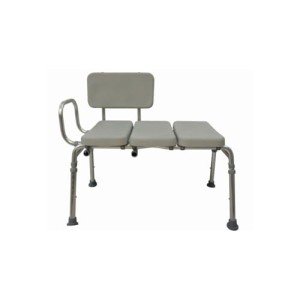 VMS Adjustable Padded Transfer Bench - 300 lbs Capacity