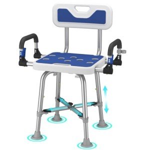 SeatYuPro Wide Shower Chair with Armrests