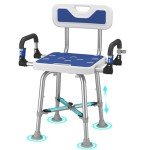 SeatYuPro Wide Shower Chair with Armrests