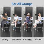 SeatYuPro Wide Shower Chair with Armrests