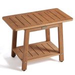 Waterproof Adjustable Shower Stool with Non-Slip Legs