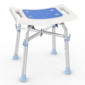 Loyoda Adjustable Shower Bench with Reinforced Support