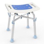 Loyoda Adjustable Shower Bench with Reinforced Support