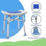 Loyoda Adjustable Shower Bench with Reinforced Support