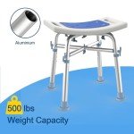 Loyoda Adjustable Shower Bench with Reinforced Support