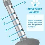 Portable Adjustable Shower Chair with Armrests