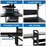 3-Tier Foldable Rolling Heat Press Machine Stand
