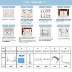 Portable Adjustable Shower Chair with Armrests