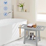KingPavonini Waterproof Shower Bench and Seat