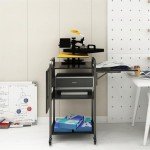 3-Tier Foldable Rolling Heat Press Machine Stand