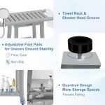 KingPavonini Waterproof Shower Bench and Seat