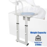 Adjustable Shower Transfer Chair with Handrail