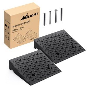 Heavy Duty Rubber Curb Ramps for Vehicles