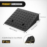 Heavy Duty Rubber Curb Ramps for Vehicles