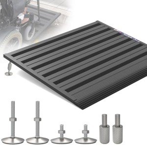Adjustable Aluminum Wheelchair Ramp for Doorways