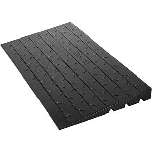 VEVOR Rubber Threshold Ramp with 3 Cable Channels
