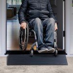 VEVOR 3cm Rubber Wheelchair Ramp, 90cm Wide