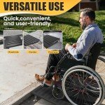 Adjustable Aluminum Wheelchair Ramp for Doorways