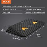 VEVOR 3" Rubber Wheelchair Ramp - Non-Slip Surface