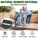 Nuvium 1" Adjustable Wheelchair Threshold Ramp