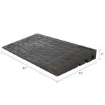 Silver Spring 4" Rubber Threshold Ramp for Mobility