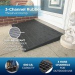 Silver Spring 4" Rubber Threshold Ramp for Mobility