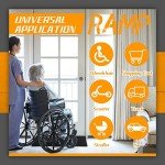 BeckTour 1.5'' Rubber Threshold Ramp for Wheelchairs