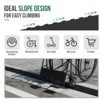 Self-Adhesive Rubber Door Threshold Ramps for Wheelchairs