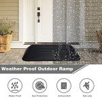 Candockway 3" Threshold Wheelchair Ramp - Portable, Non-Slip