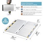 2FT Portable Folding Wheelchair Ramp for Doorways