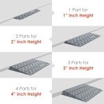 OranLite Portable Rollator Ramp, 10.2 cm