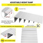 6" Aluminum Door Threshold Ramp for Wheelchairs