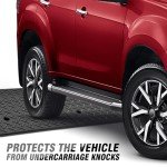 Heavy-Duty Rubber Curb Ramp for Vehicles