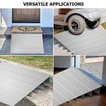 6" Aluminum Door Threshold Ramp for Wheelchairs